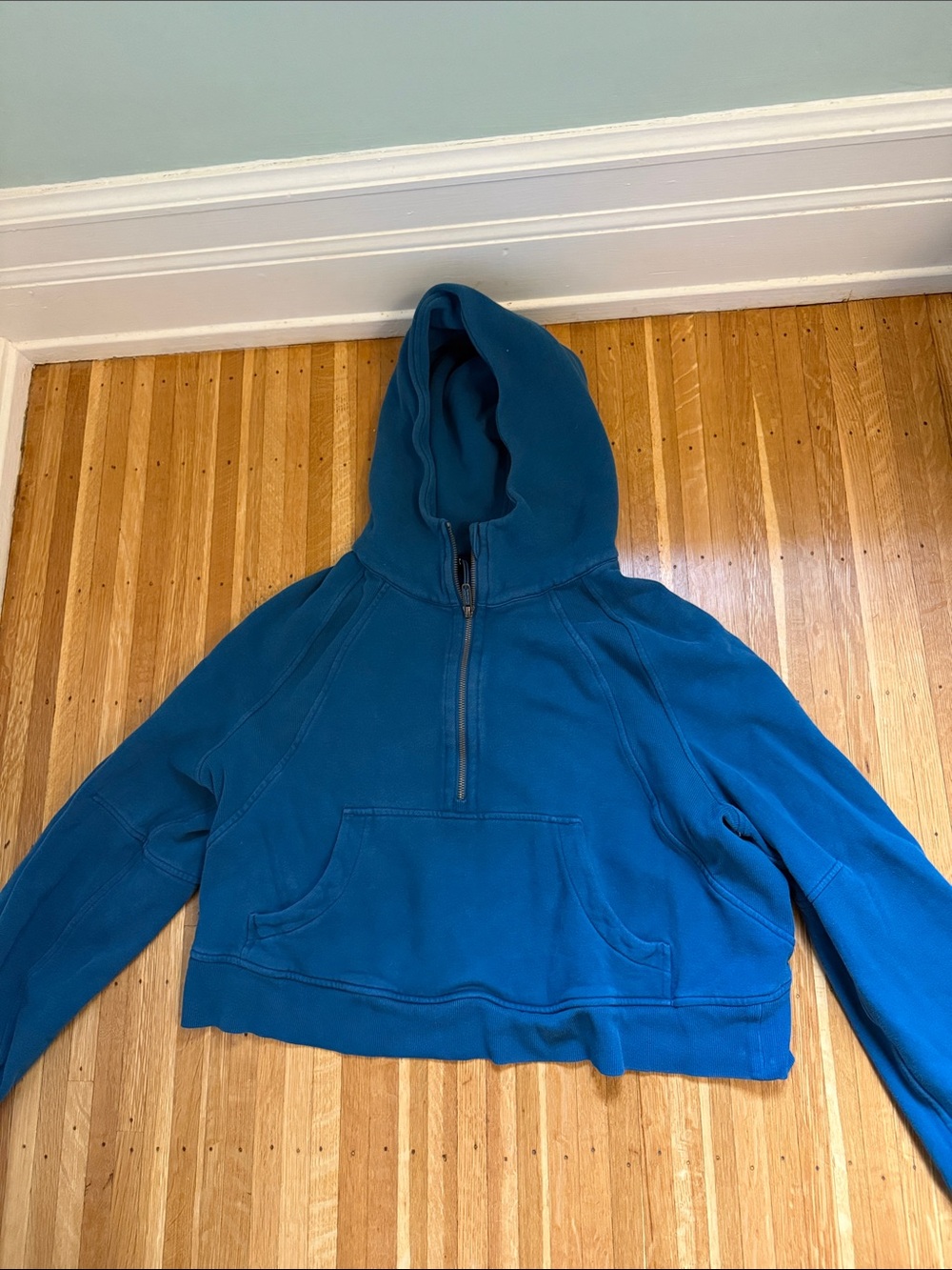 Half-Zip Lululemon Scuba Xs/S in Teal Blue
